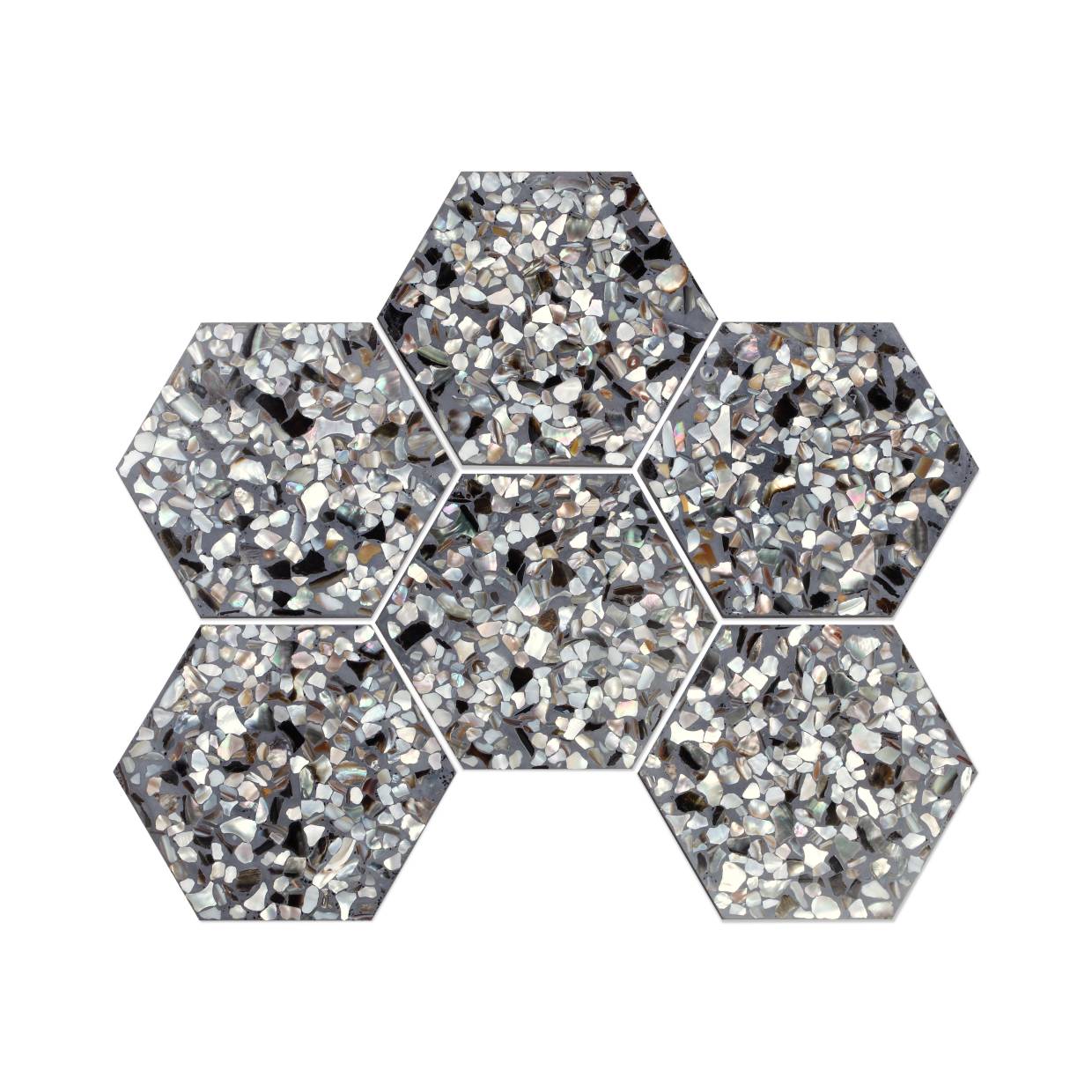 贝壳水泥马赛克YQHBLK