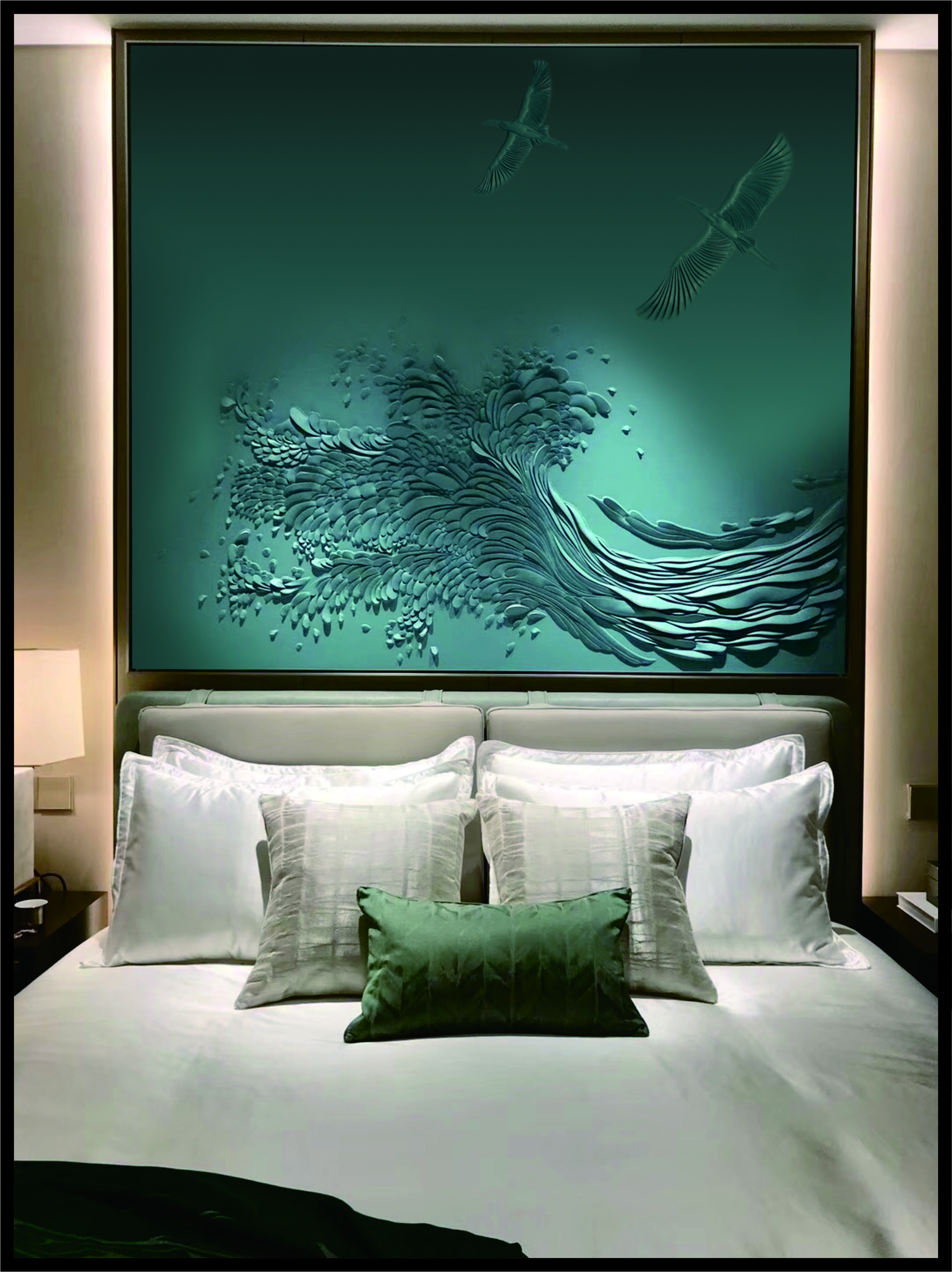 精雕艺术皮雕KP-001